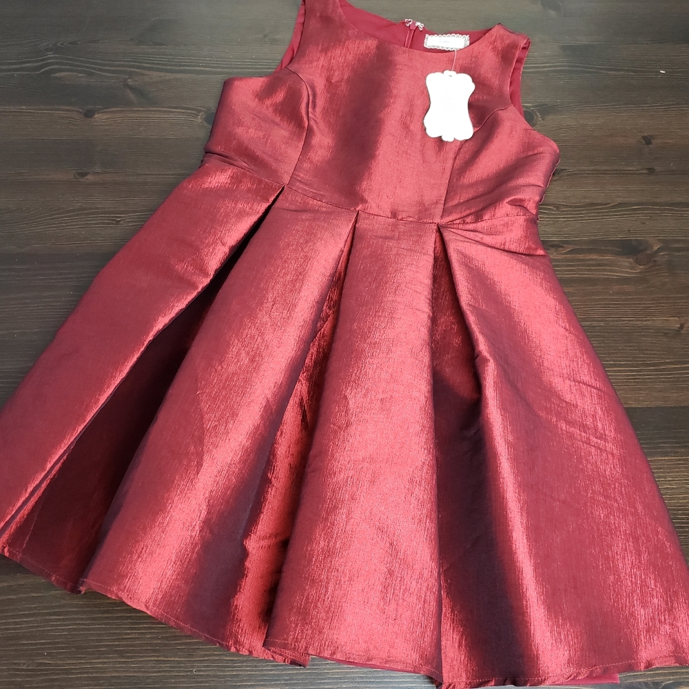 Brand New Soprano girls Red formal dress sz 10/12